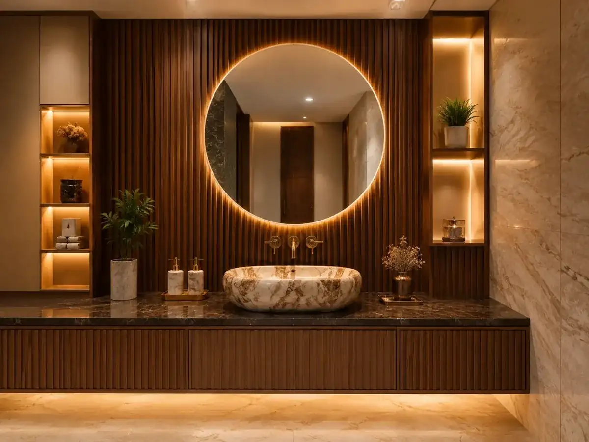 Wash Basin Covering by Luma Interiors Solution